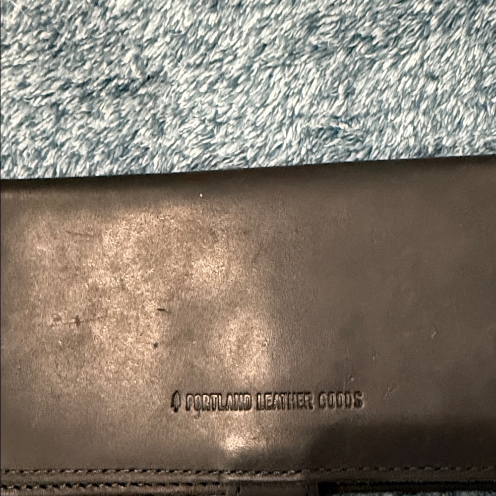 Portland Leather Goods Black Wallet - Picture 2 of 6